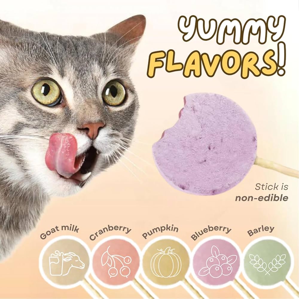 Freeze-Dried Lollipop Mixed Flavor Cat Treats - Image 2