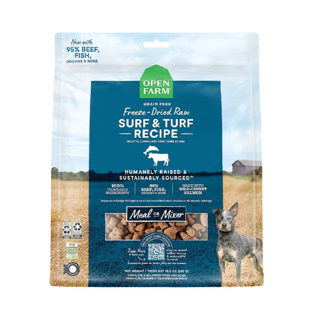 Freeze Dried Surf & Turf Dog Food