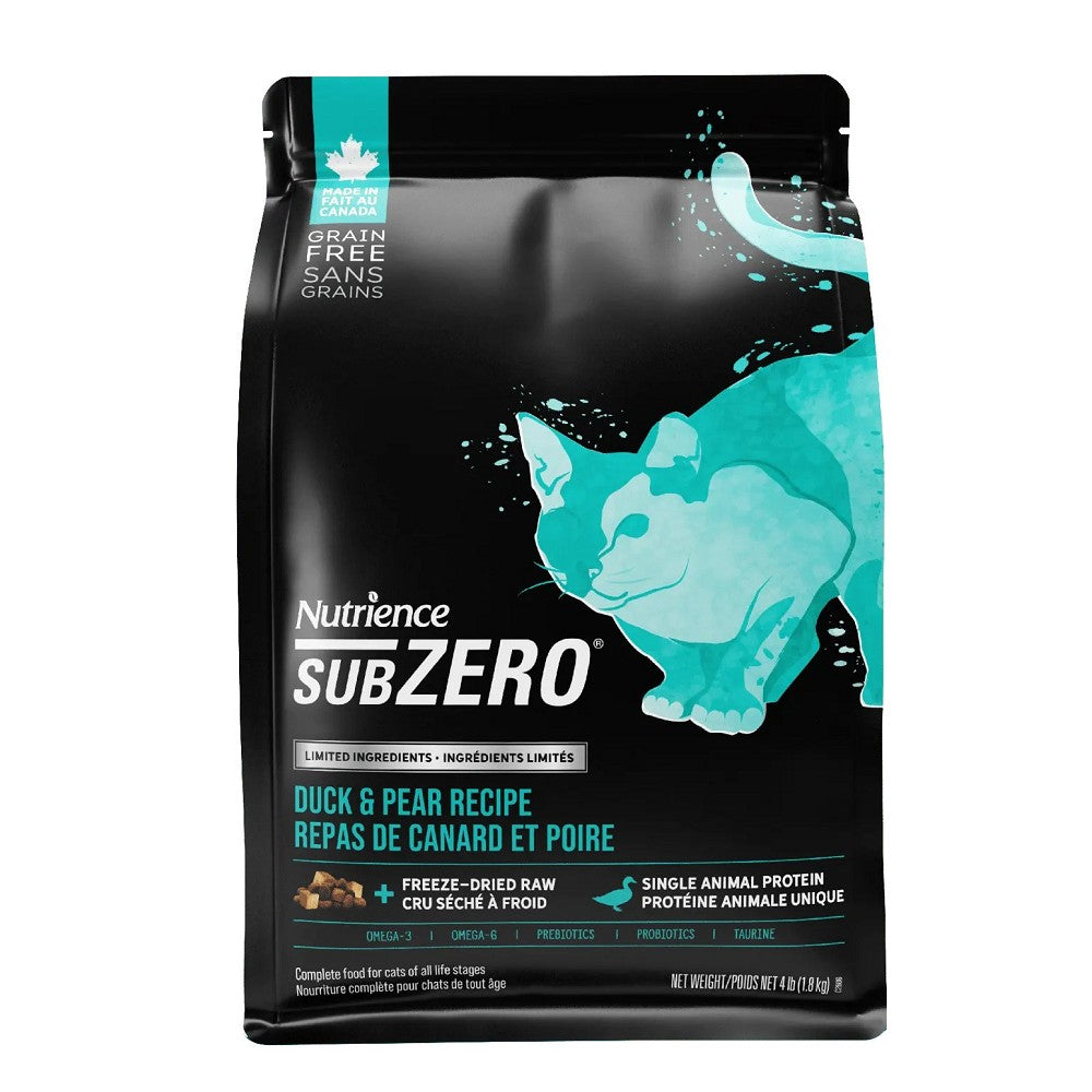SubZero - L.I.D Kibble with Freeze Dried Raw Cubes Duck & Pear for Cats
