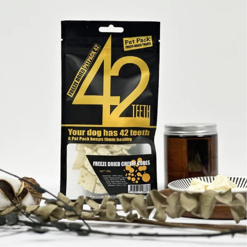 42 Series Freeze Dried Cheese Cubes Dog Treats - Image 2