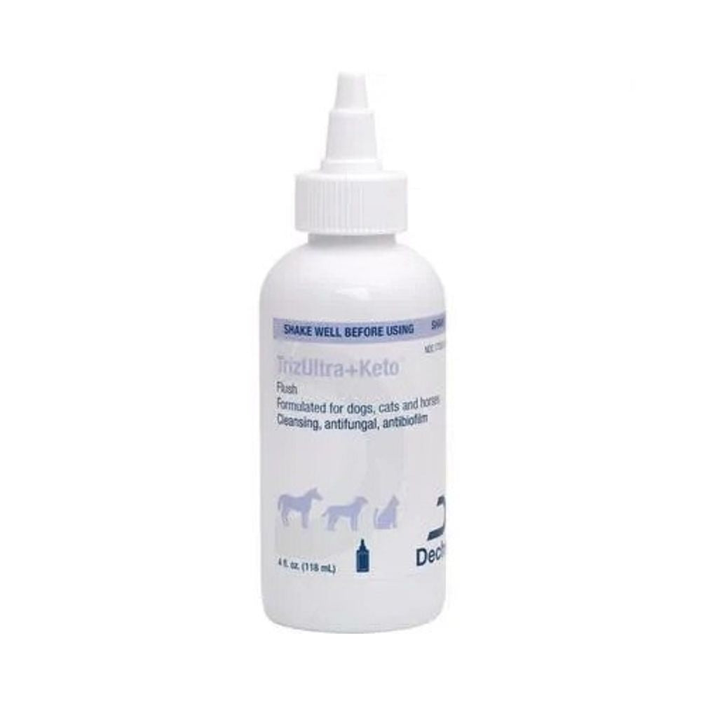TrizUltra + Keto Flush Ear Cleaner for Dogs & Cats