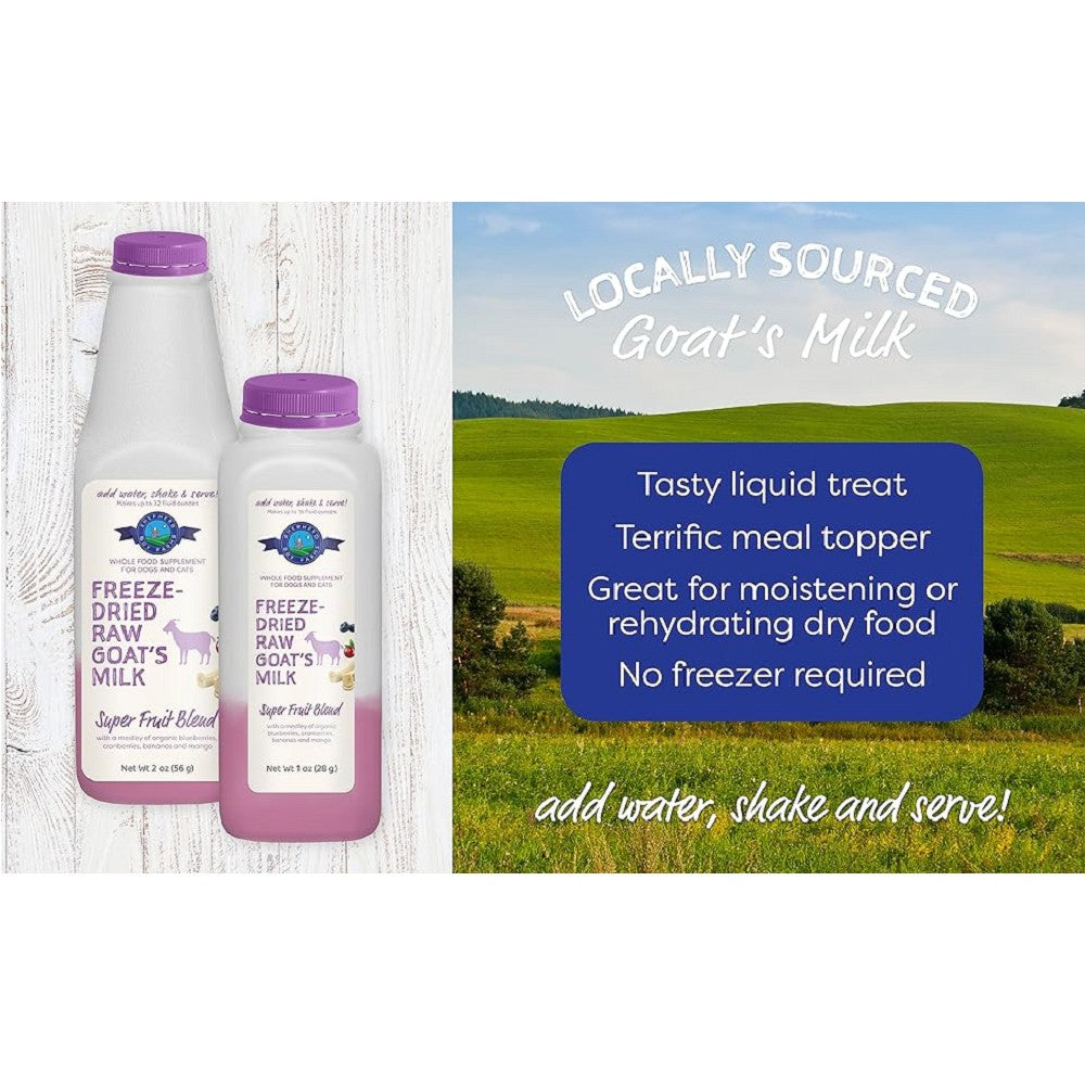 Freeze Dried Raw Goat's Milk Super Fruit Blend for Dogs & Cats - Image 7