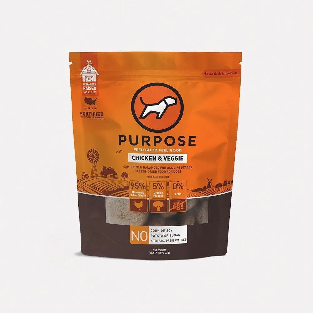 Single Protein Chicken & Veggie Freeze Dried Dog Food