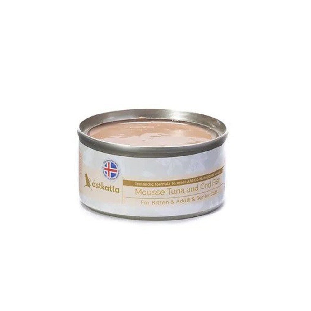Tuna & Cod Fish Mousse Cat Can - Image 2