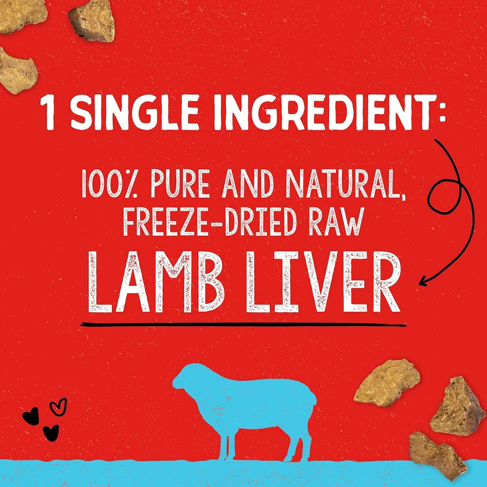 Freeze-Dried Lamb Liver Dog Treats - Image 4