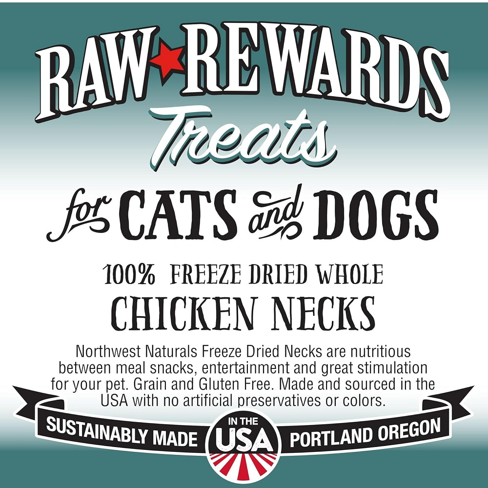 Raw Rewards Freeze Dried Chicken Neck Treats for Dogs & Cats - Image 2