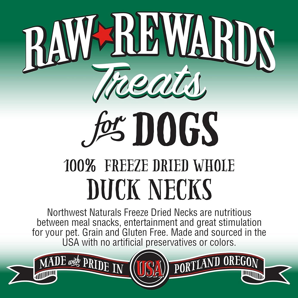 Raw Rewards Freeze Dried Duck Neck Treats for Dogs & Cats - Image 2