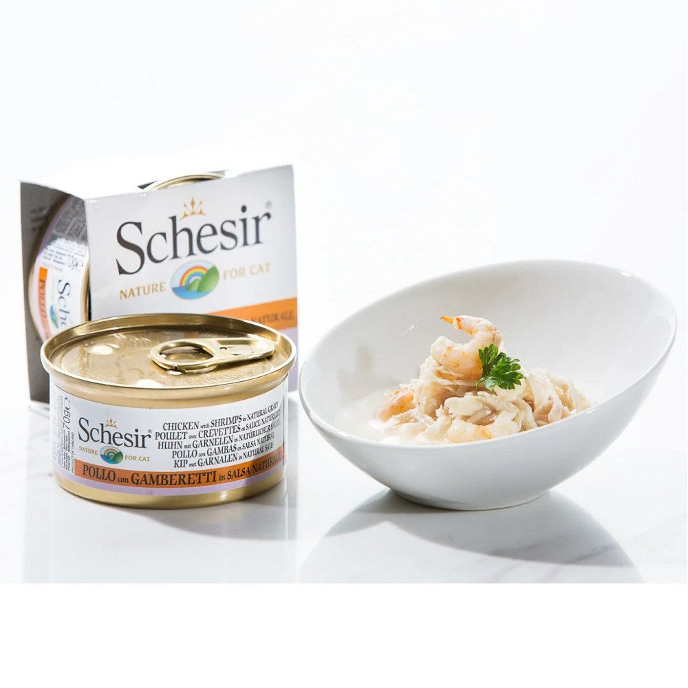 Grain Free Chicken with Shrimps in Natural Gravy Supplementry Diet Cat Can - Image 2