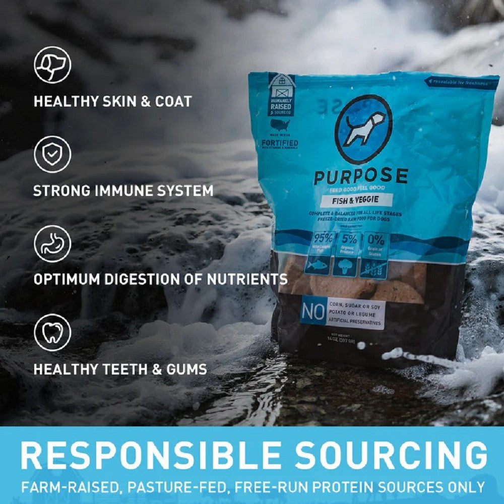 Single Protein Fish & Veggie Freeze Dried Dog Food - Image 3