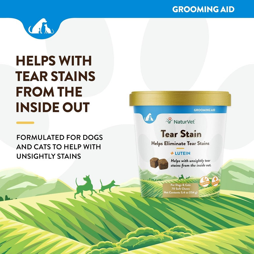 Tear Stain Supplement Plus Lutein Soft Chews for Dogs & Cats - Image 3