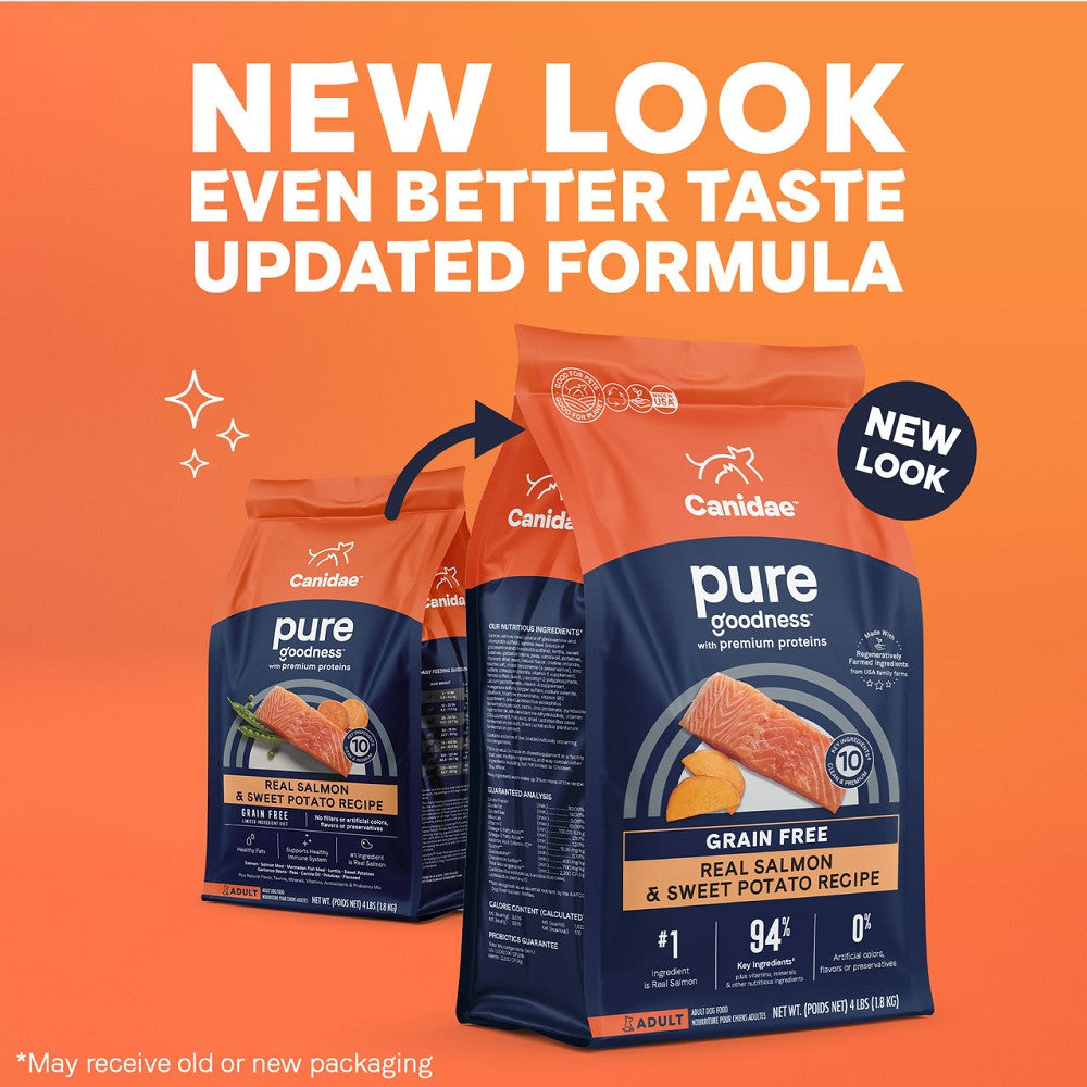 PURE Grain Free Dog Dry Food - Salmon & Sweet Potato - Image 4