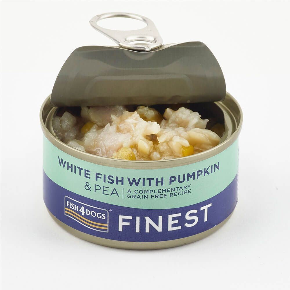 White Fish with Pumpkin & Pea Dog Can - Image 2