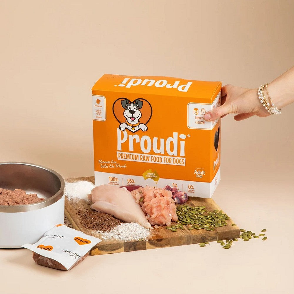 Frozen Turkey & Chicken Raw Dog Food - Image 3