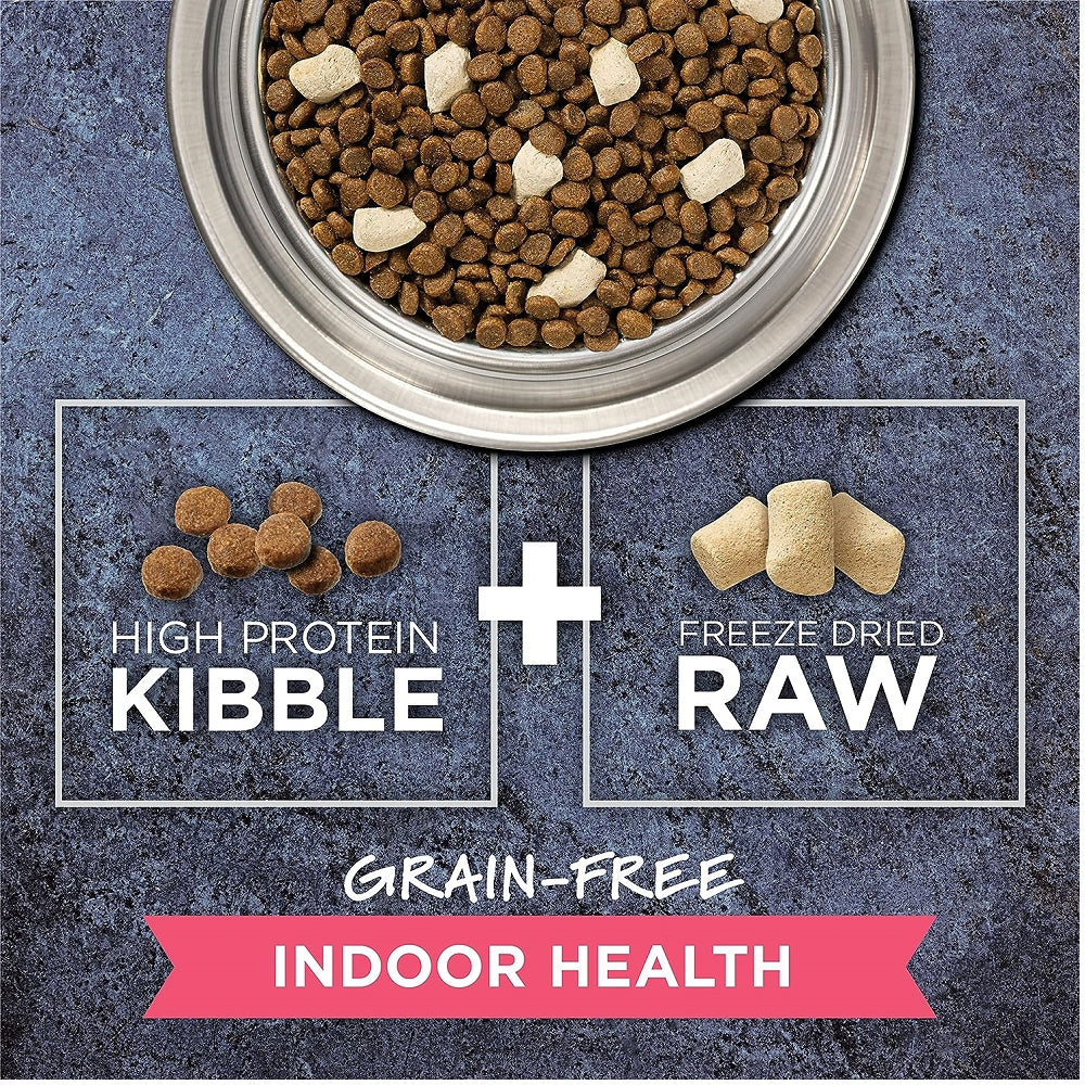 Raw Boost Indoor Health Grain Free Kibble Cat Dry Food - Chicken - Image 2