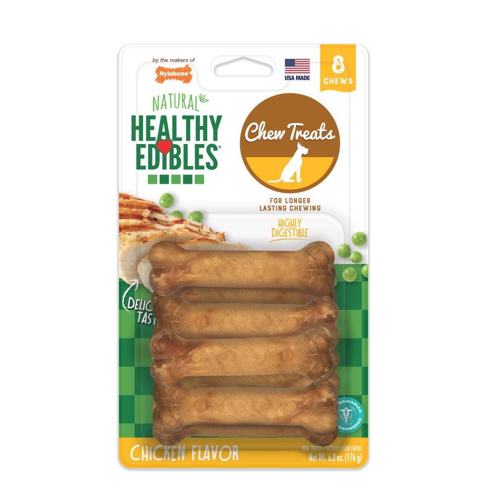 Healthy Edibles Chicken Flavor Dog Dental Chews - Image 3