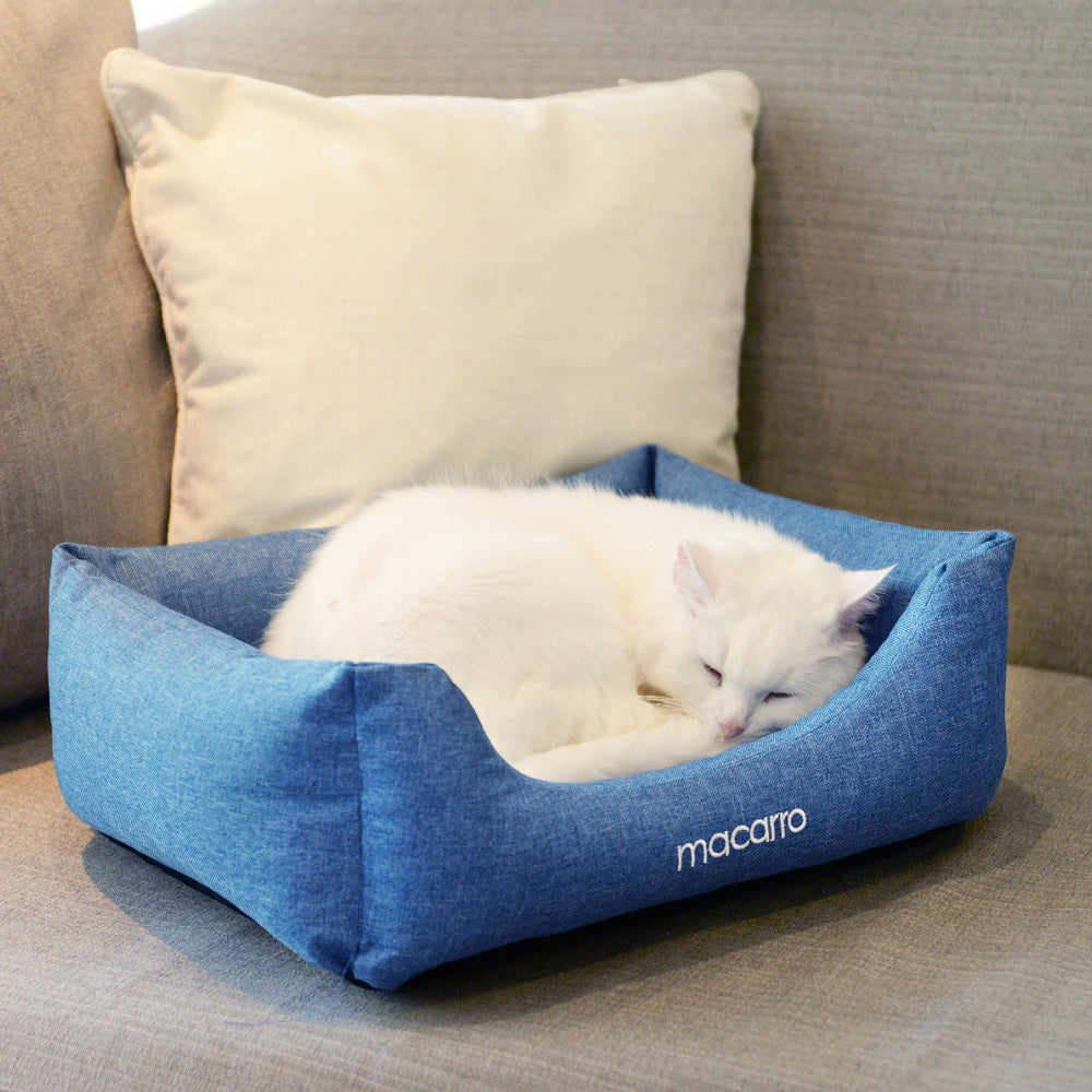 Linen Cotton Latex Bed for Pets - Image 6