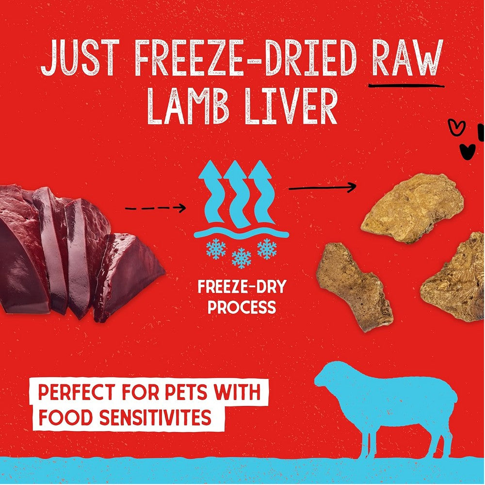 Freeze-Dried Lamb Liver Dog Treats - Image 3