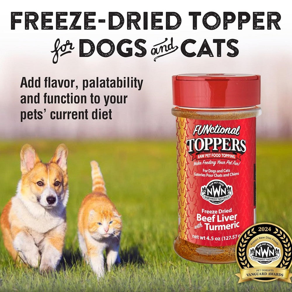 Beef Liver with Turmeric Dog & Cat Food Topper - Image 2