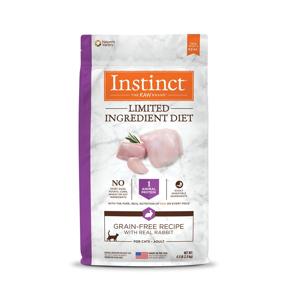 Limited Ingredient Diet Grain Free Kibble Cat Dry Food - Rabbit - Image 2