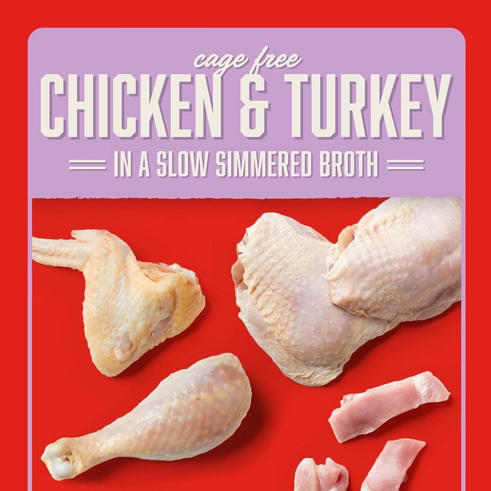 Stella's Shredrs Chicken & Turkey Recipe in Broth Dog Pouch - Image 3