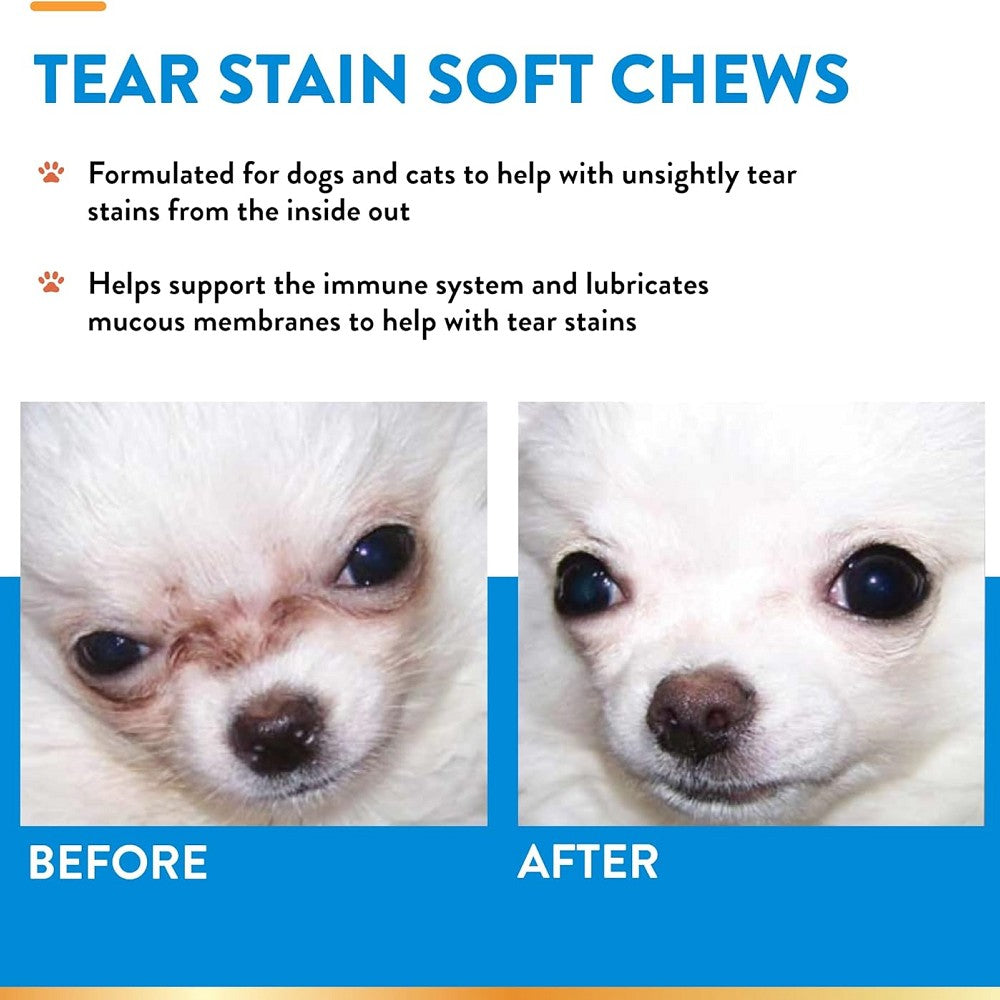 Tear Stain Supplement Plus Lutein Soft Chews for Dogs & Cats - Image 5