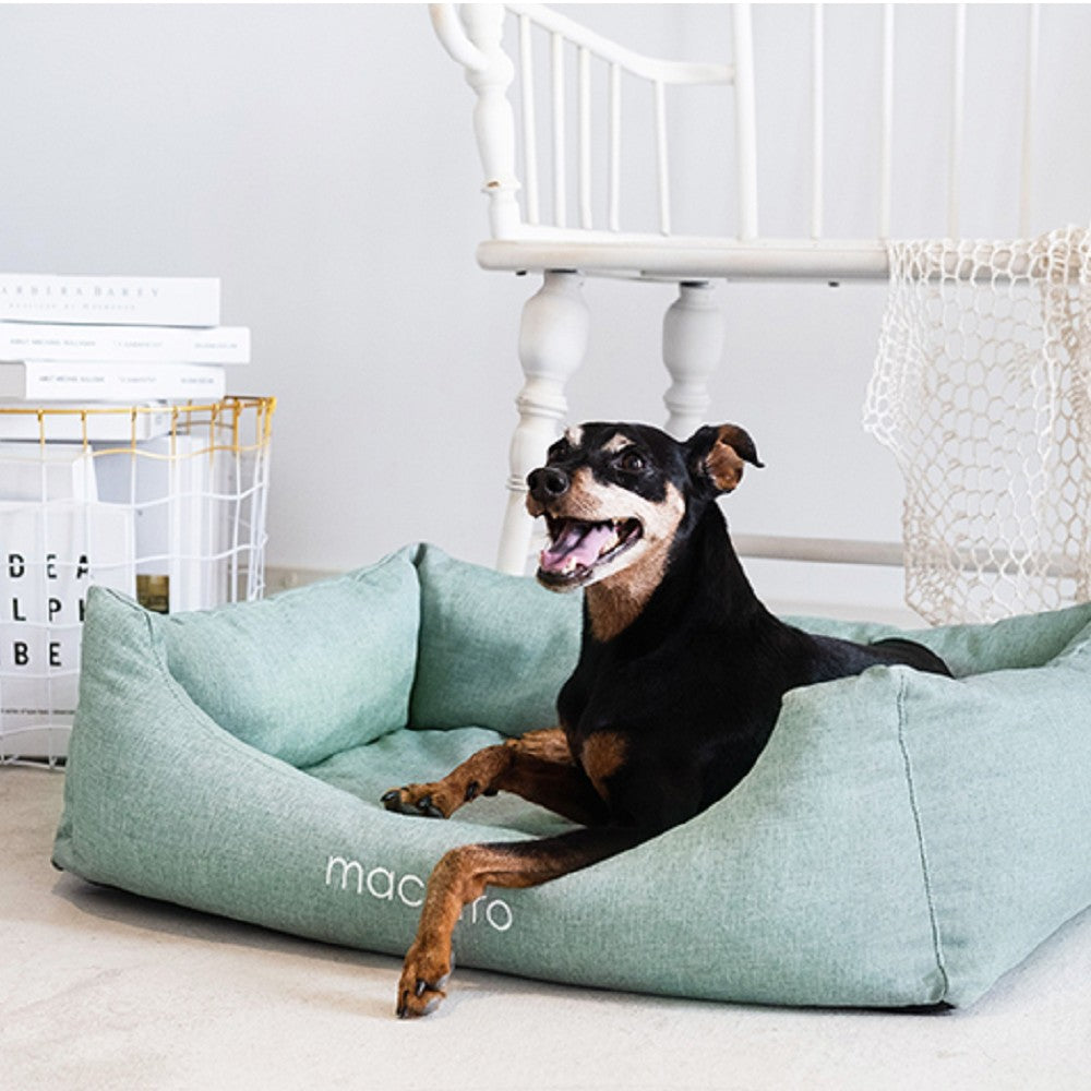 Linen Cotton Latex Bed for Pets - Image 9