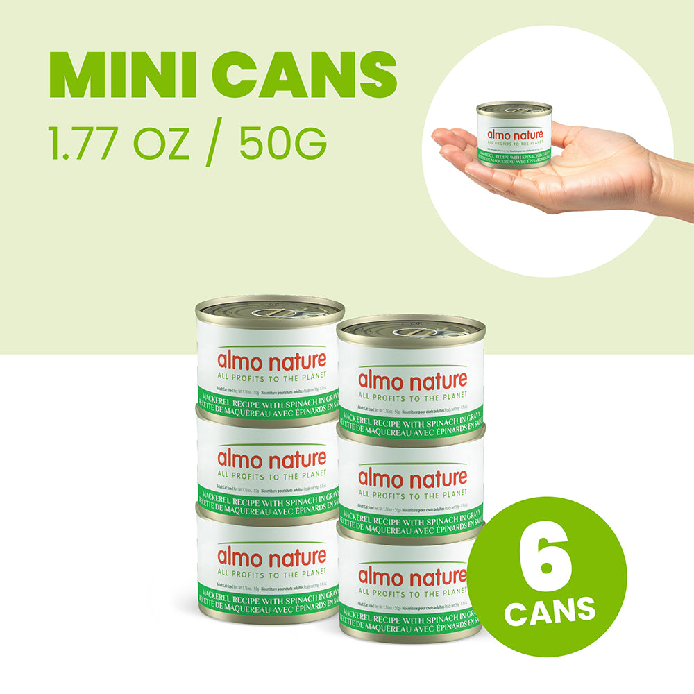 HQS Digestive Support Formula - Spinach In Gravy Cat Can - Image 3