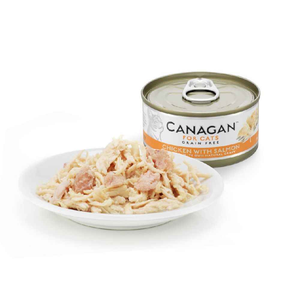 Grain Free Chicken With Salmon Cat Can - Image 2