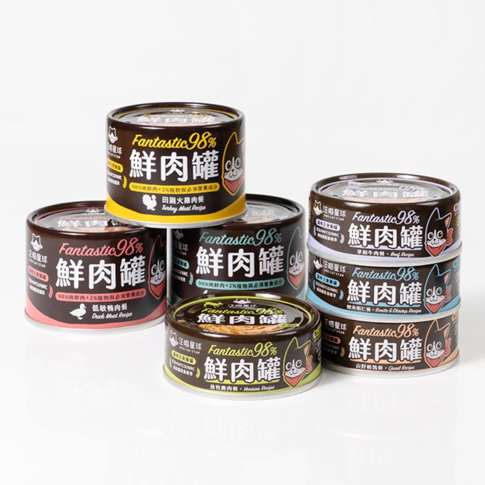 Fantastic 98% - Bonito & Shrimp Complete Balanced Cat Can - Image 3