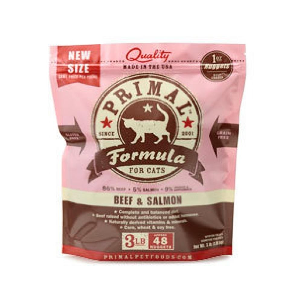 Primal Pet Foods Inc. - Frozen - Frozen Beef & Salmon Cat Food Nuggets