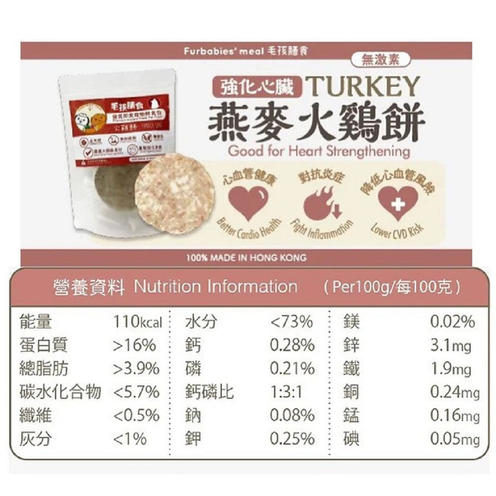 Furbabies' Meal - Frozen Fresh Made Poland Turkey Dog Food - Image 3