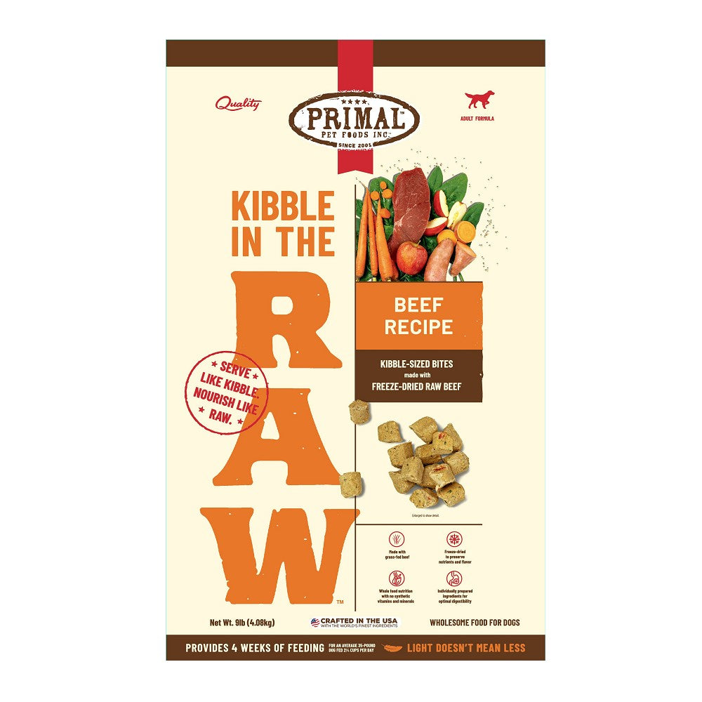 Kibble In The Raw - Freeze Dried Beef Dog Food - Image 2