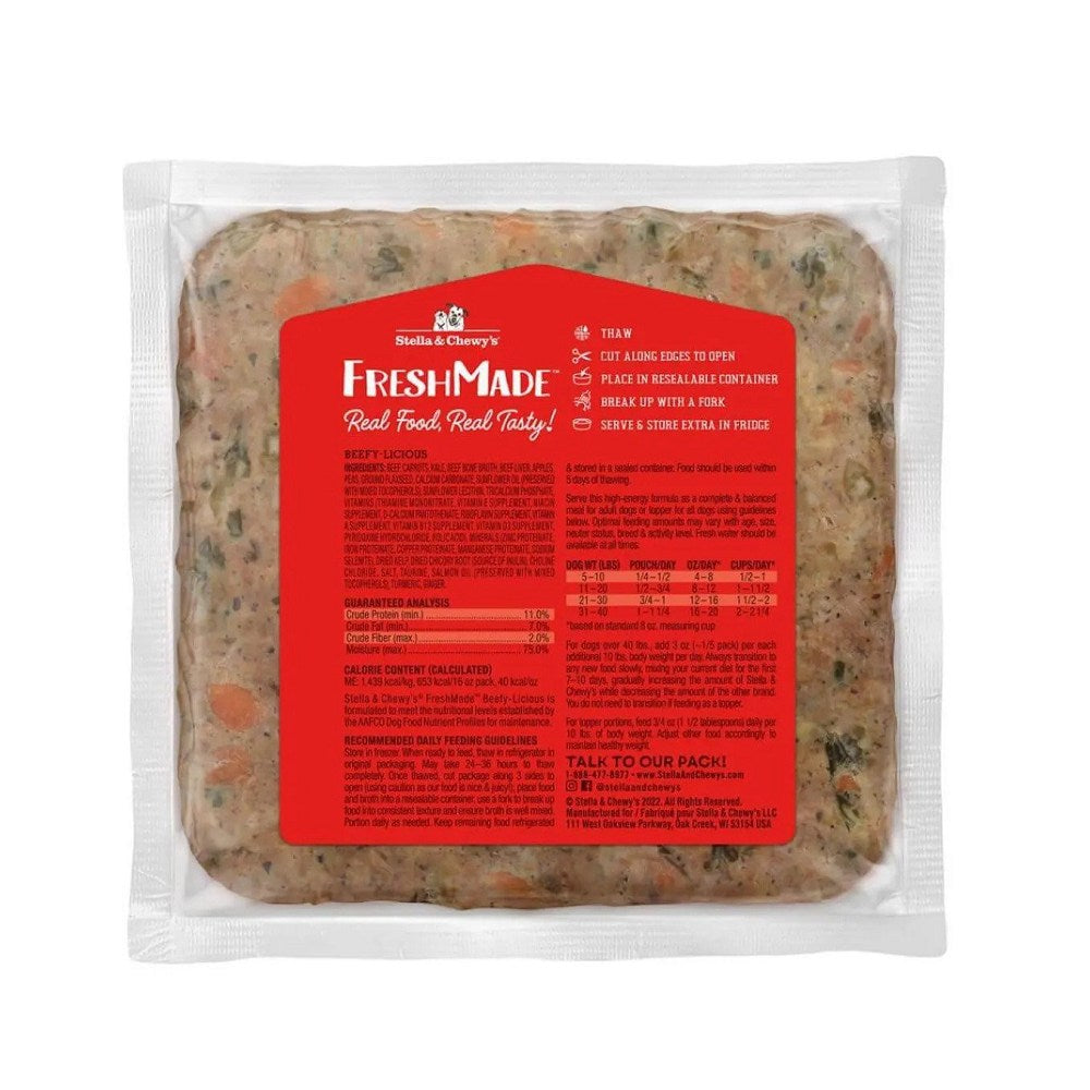 Frozen FreshMade Beefy-Licious Dog Food - Image 3