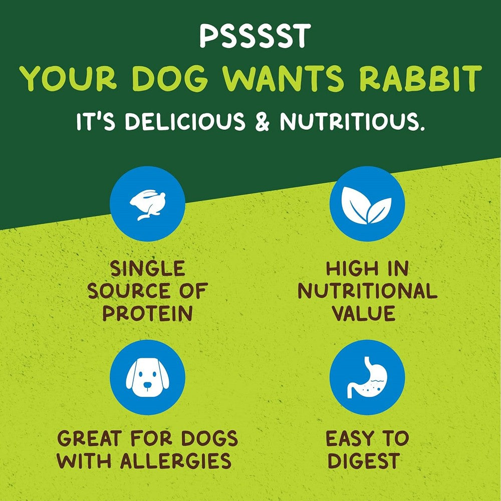 100% Freeze Dried Rabbit Dog Chew - Image 3