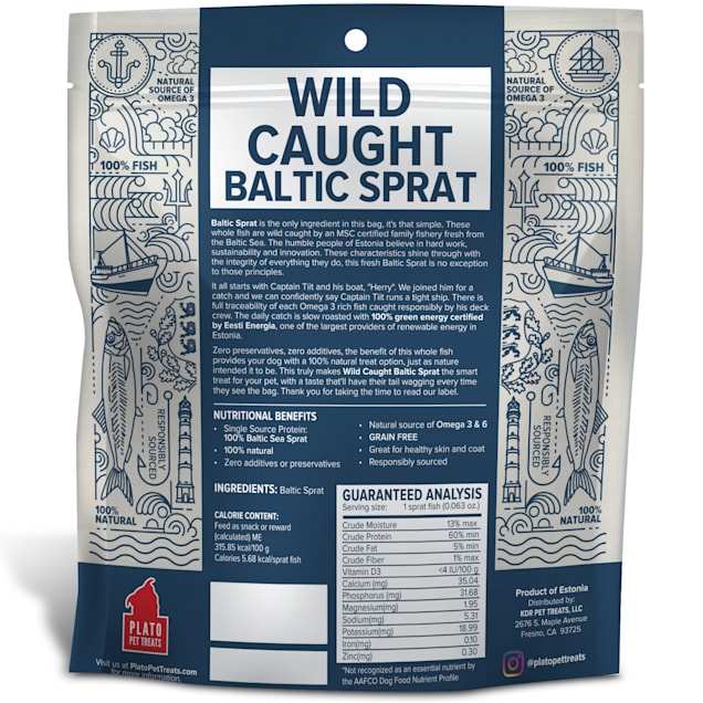 Wild Caught Baltic Sprat Dog Treats - Image 2