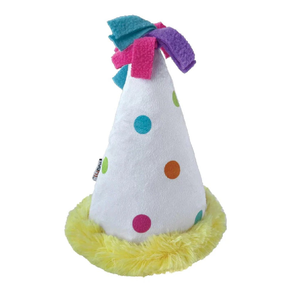 Birthday Hat Crinkle Dog Plush Toy - Image 2