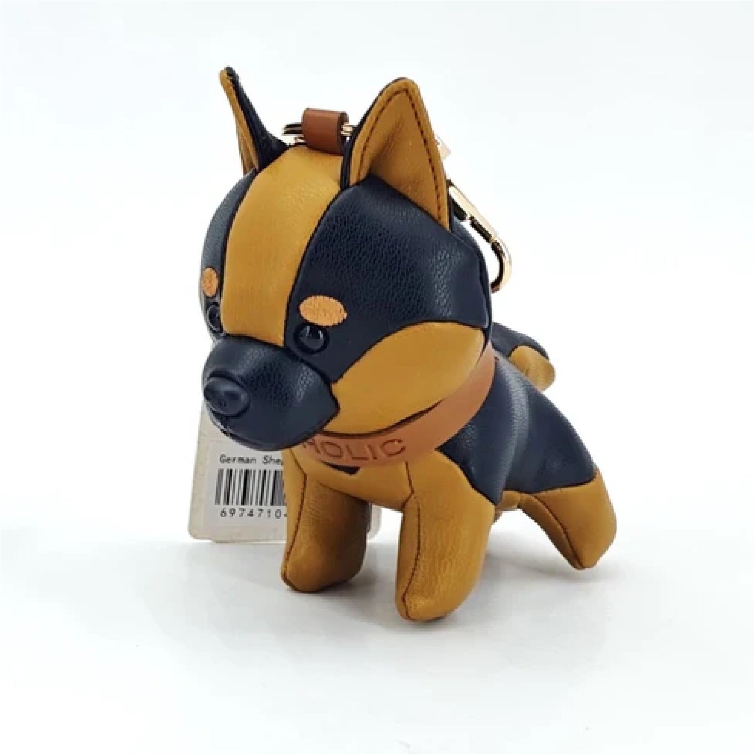 German Shepherd Leather Charm - Image 2