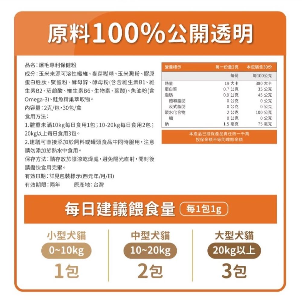 Hair Growth Support Powder Supplement for Dogs & Cats - Image 2