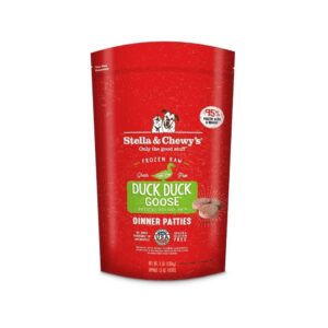 Stella & Chewy's Raw Frozen - Frozen Raw Duck & Goose Dinner Patties Dog Food 12 lb