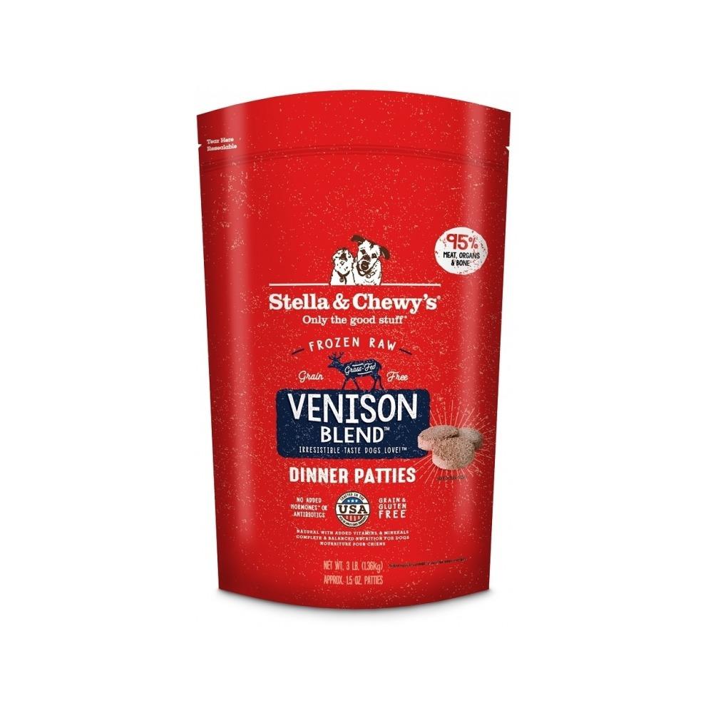 Stella & Chewy's Raw Frozen - Frozen Raw Venison Dinner Patties Dog Food 6 lb