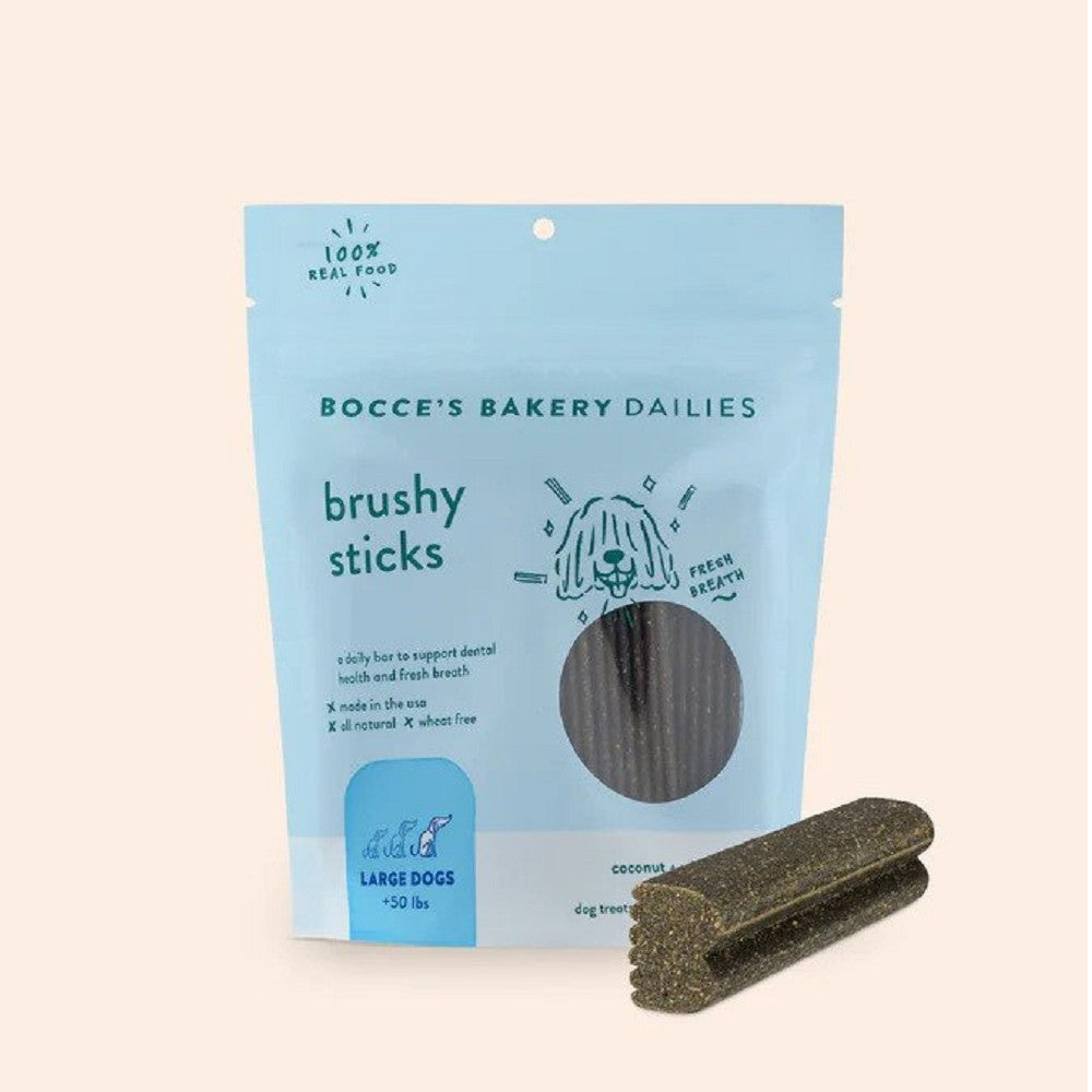 Coconut + Mint All Natural Dental Brushy Sticks Dog Treats