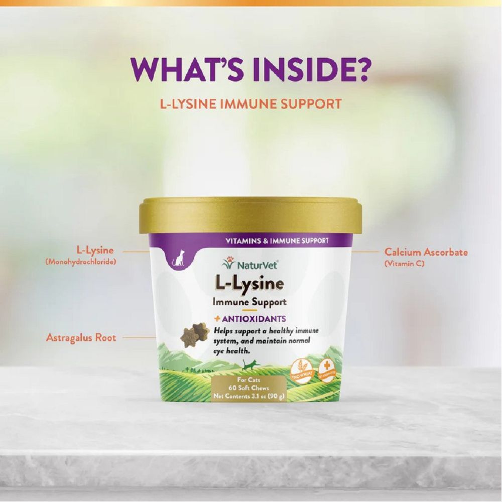 L-Lysine Plus Antioxidants Cat Soft Chews - Image 4
