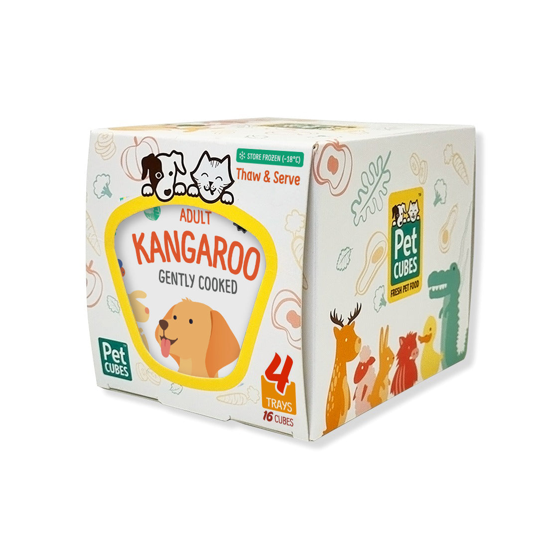 Frozen Fresh Human-Grade Gently Cooked Kangaroo Adult Dog Food - Image 2