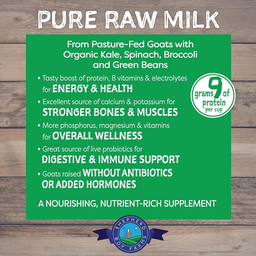 Freeze Dried Raw Goat's Milk Super Greens Blend for Dogs & Cats - Image 5