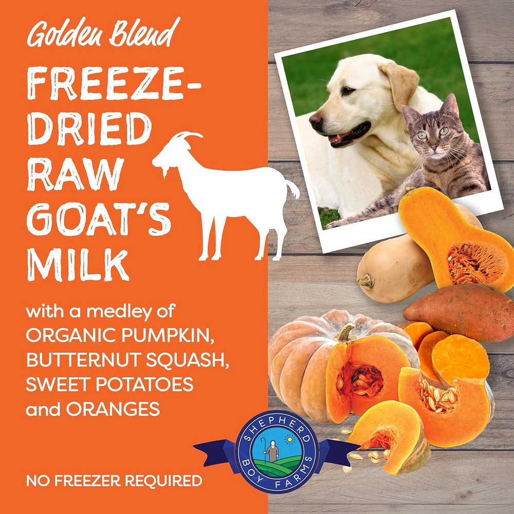Freeze Dried Raw Goat's Milk Golden Blend for Dogs & Cats - Image 4