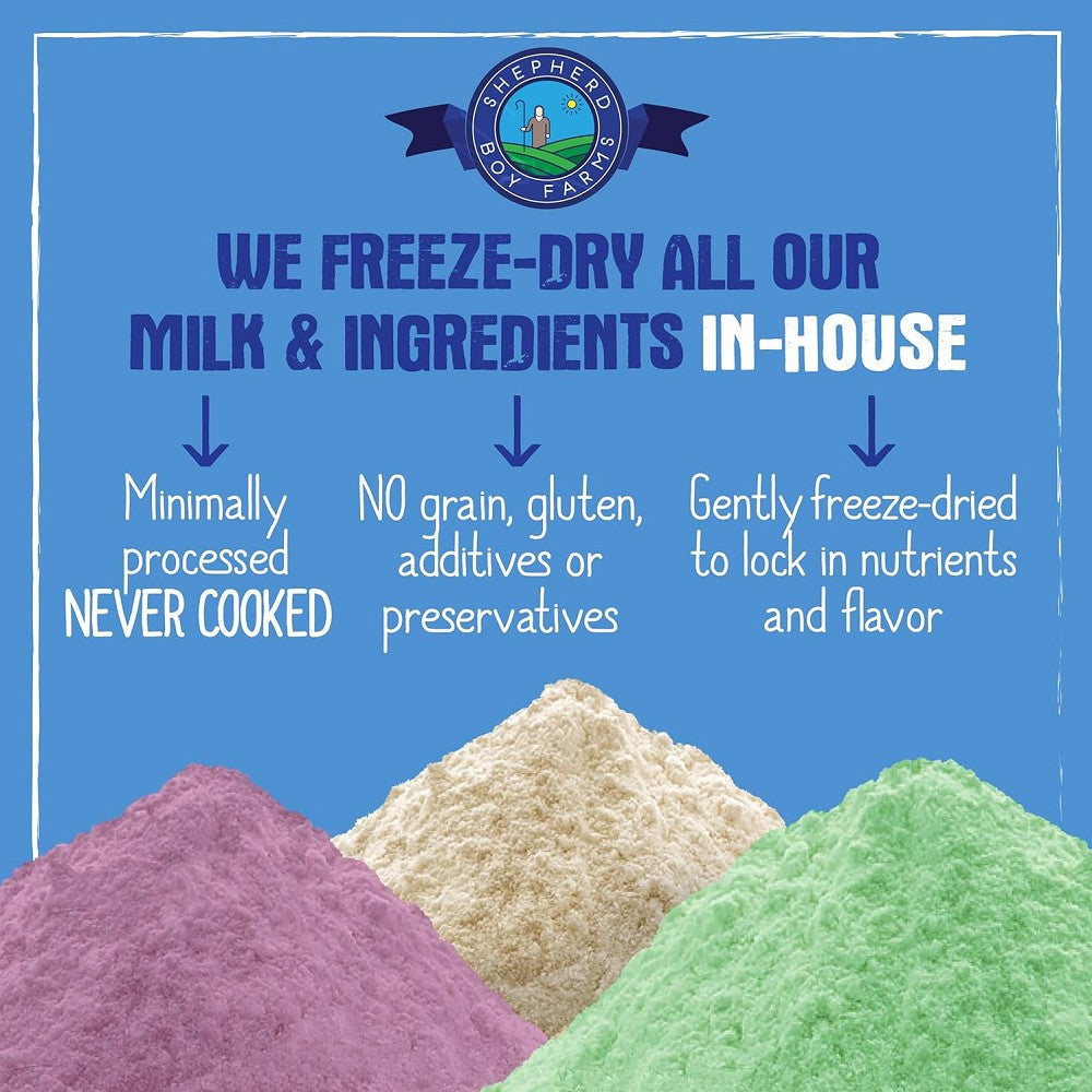 Freeze Dried Raw Goat's Milk Golden Blend for Dogs & Cats - Image 8