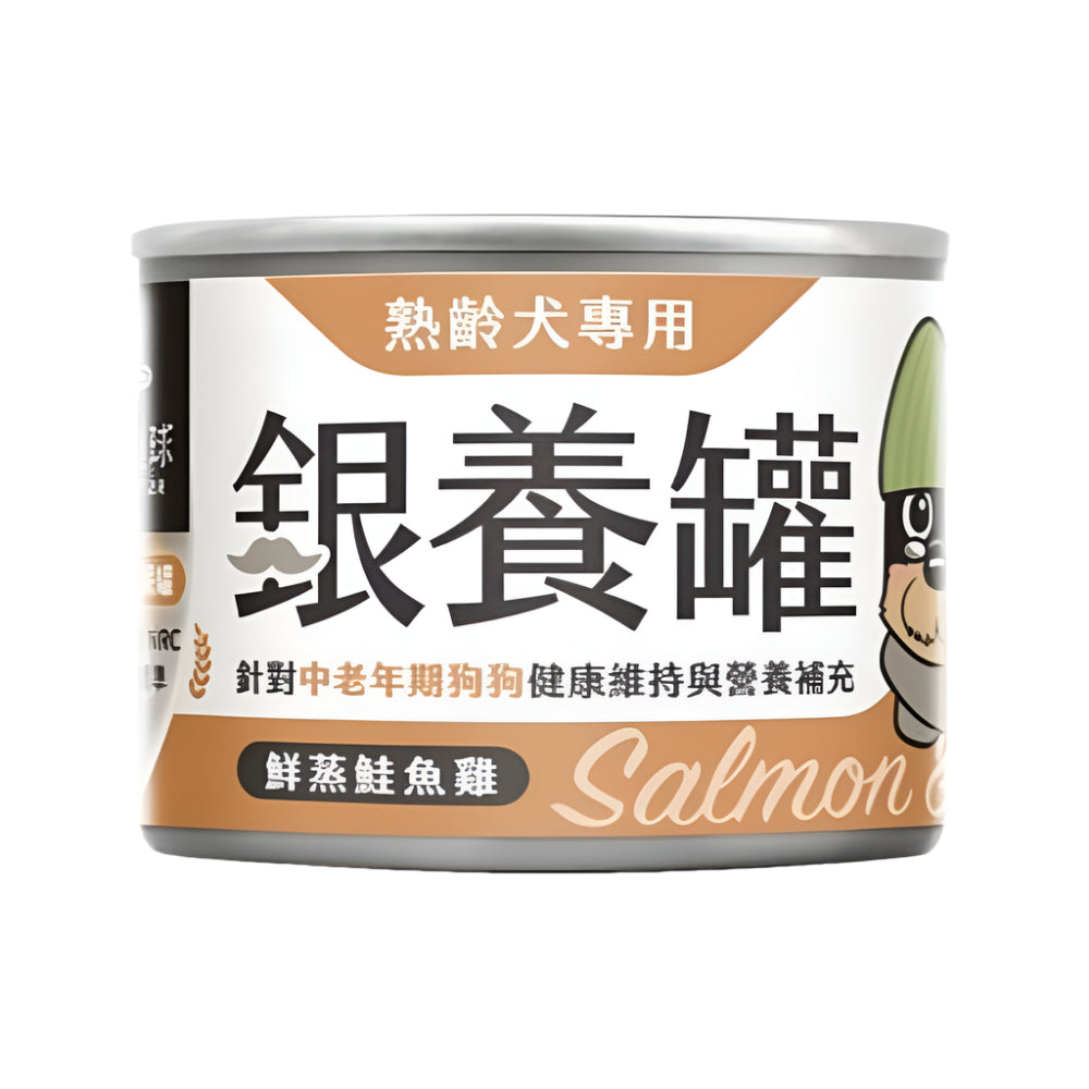 Salmon & Chicken Complete Balanced Senior Dog Can