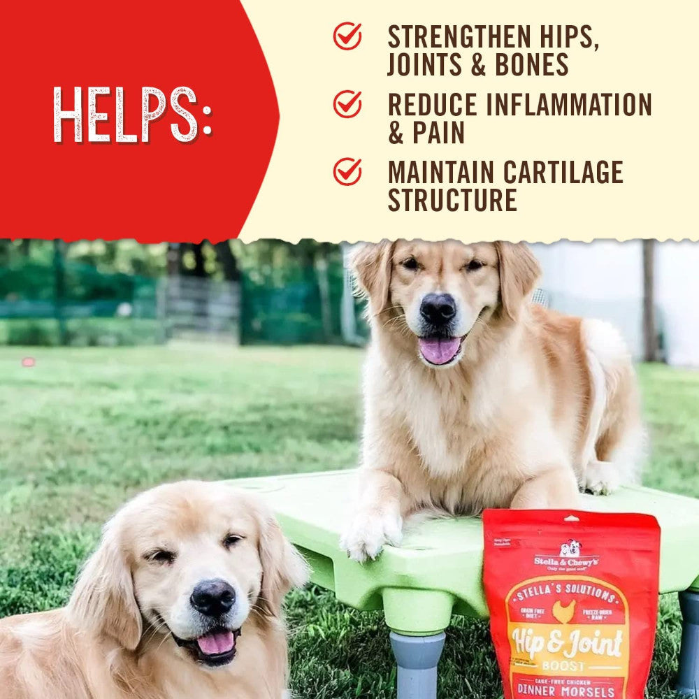 Stella's Solutions Hip & Joint Boost Freeze Dried Cage Free Chicken - Dinner Morsels Dog Food - Image 4