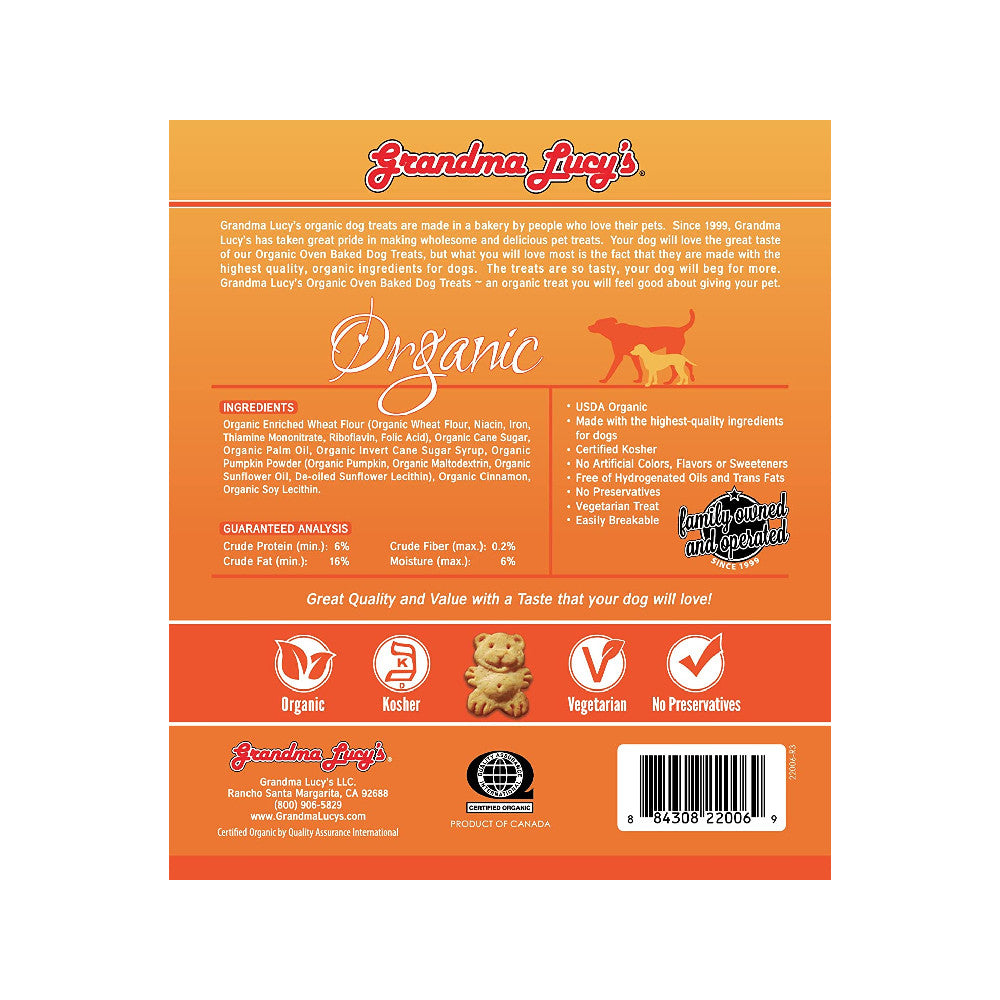 Organic Oven Baked Pumpkin Dog Cookies - Image 2