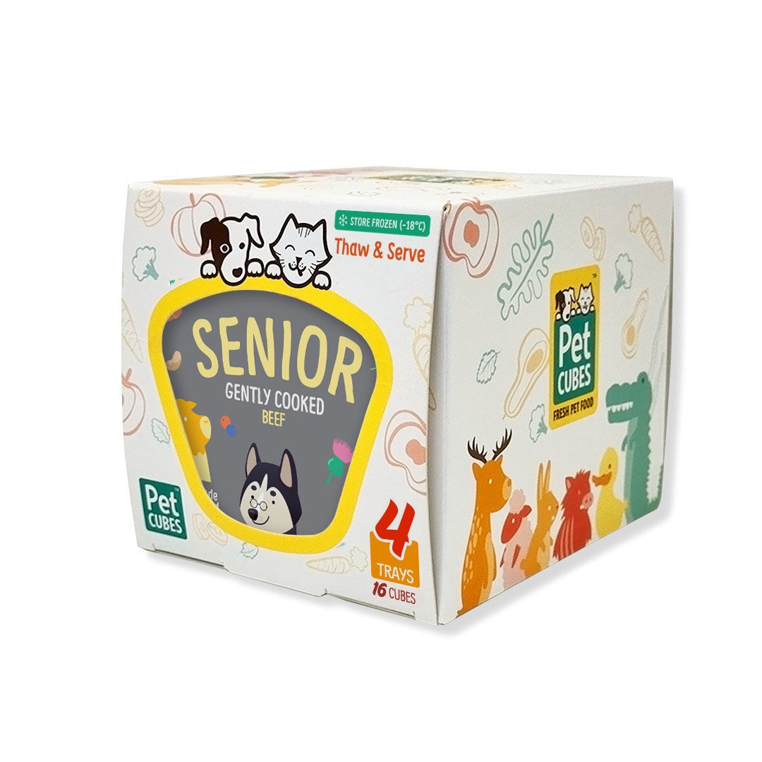 Frozen Fresh Human-Grade Gently Cooked Beef Senior Dog Food - Image 2